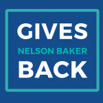 Nelson Baker Gives Back logo